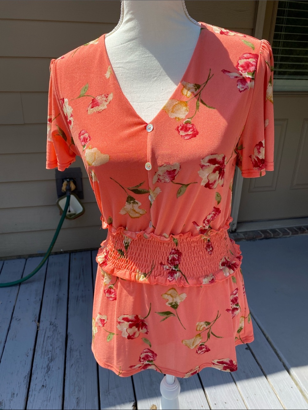 4/$20 floral blouse